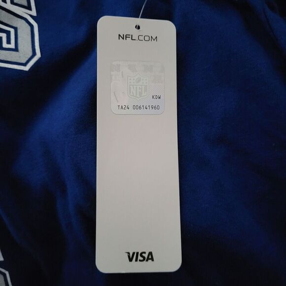 NFL Indianapolis Colts Short Sleeve Scoop Neck T-Shirt Women 3XL Blue Cotton NEW - Picture 7 of 9